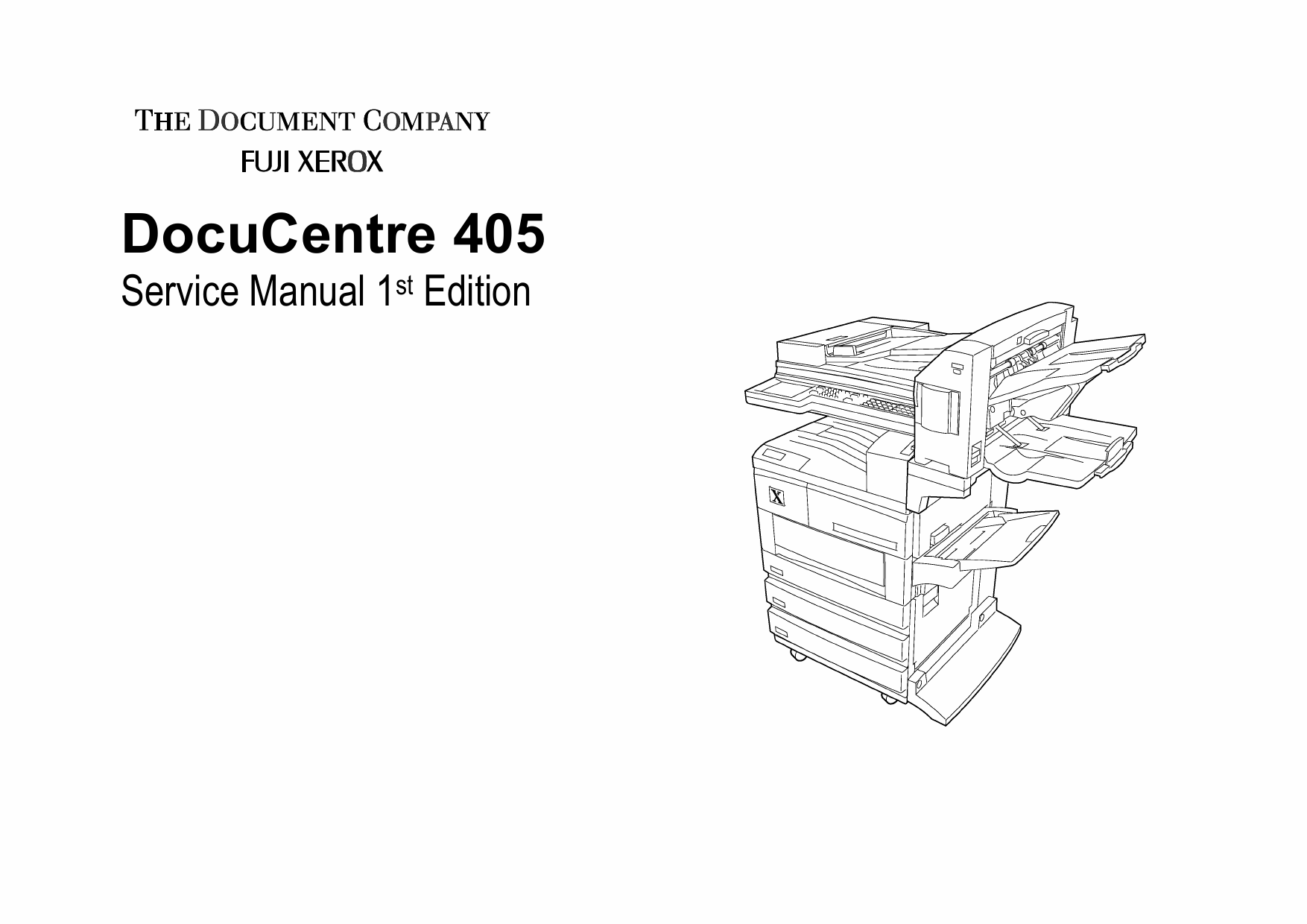 Xerox DocuCentre 405 Parts List and Service Manual-1